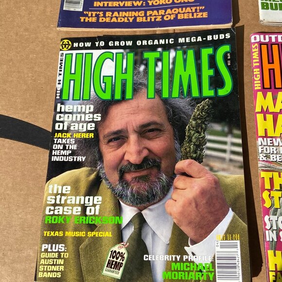 Lot Of 4 Vintage High Times Magazines - Picture 5 of 8